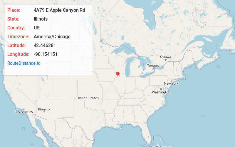 Map of 4A79 E Apple Canyon Rd