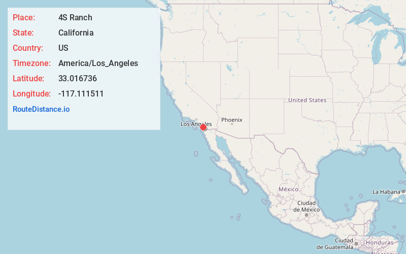 Map of 4S Ranch