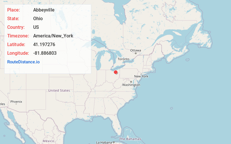 Map of Abbeyville