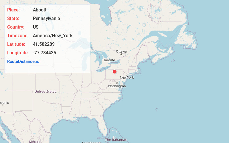 Map of Abbott