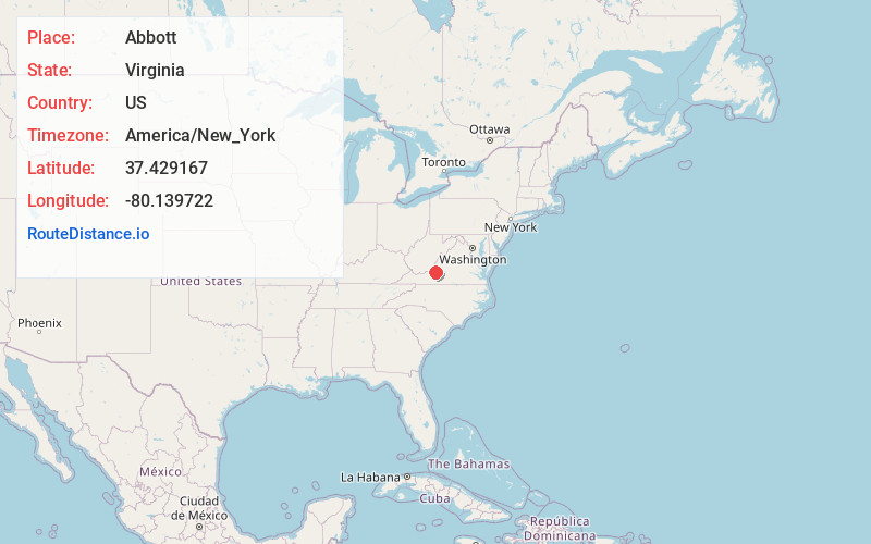Map of Abbott