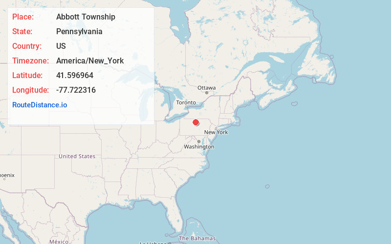 Map of Abbott Township