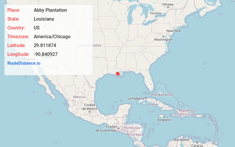 Map of Abby Plantation