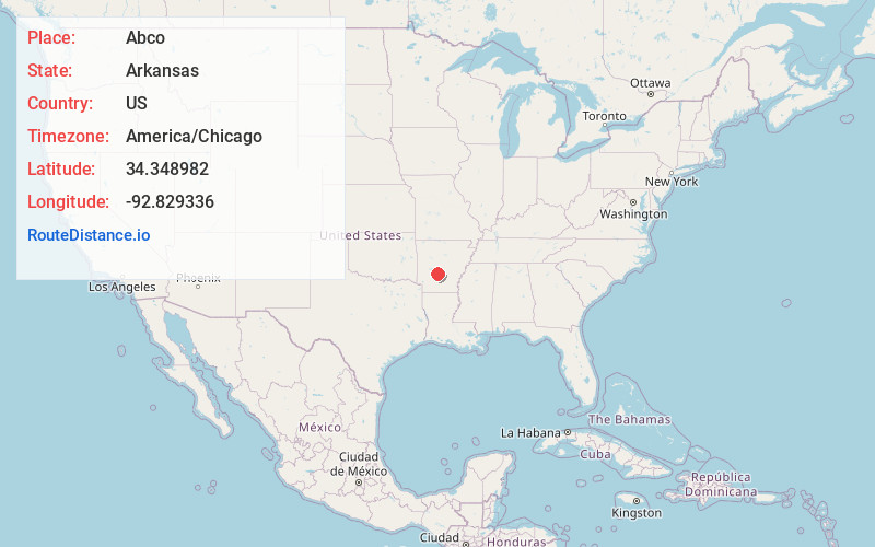 Map of Abco