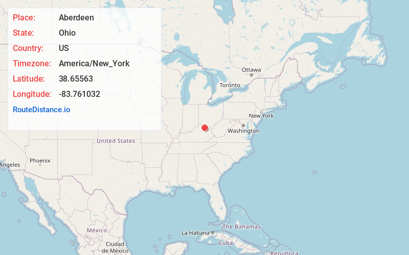 Map of Aberdeen