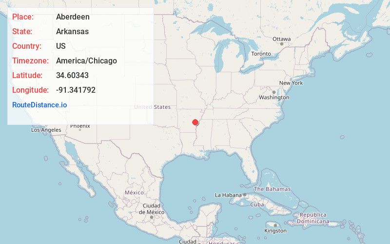Map of Aberdeen