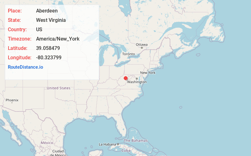 Map of Aberdeen