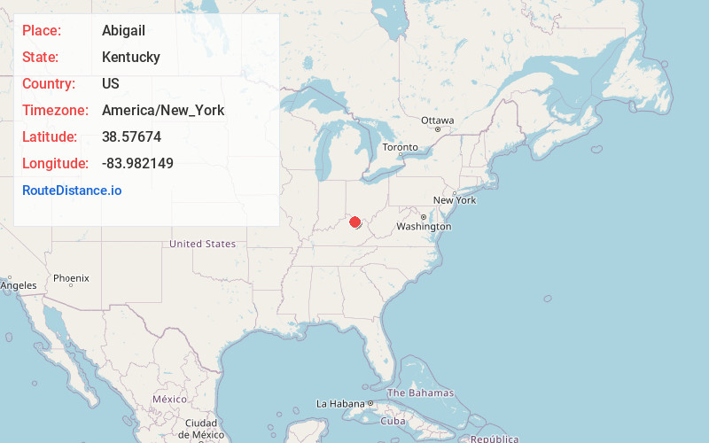 Map of Abigail