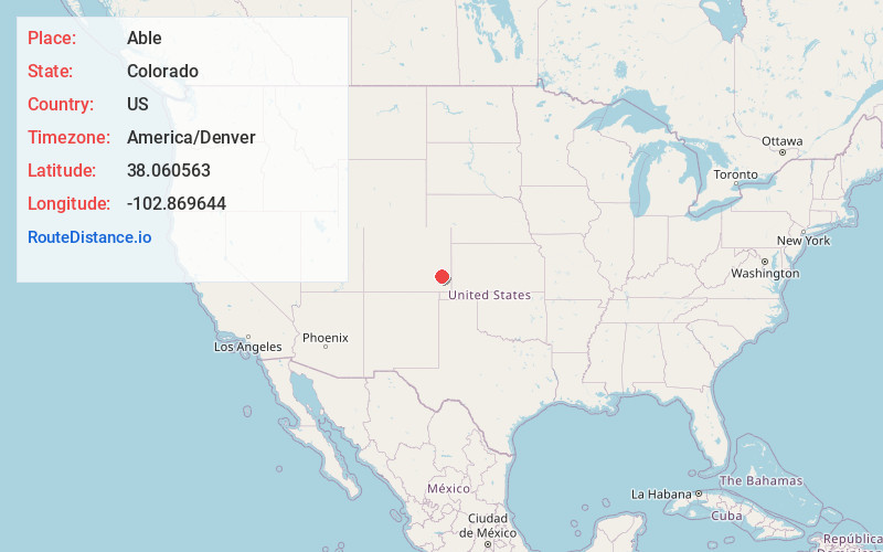 Map of Able
