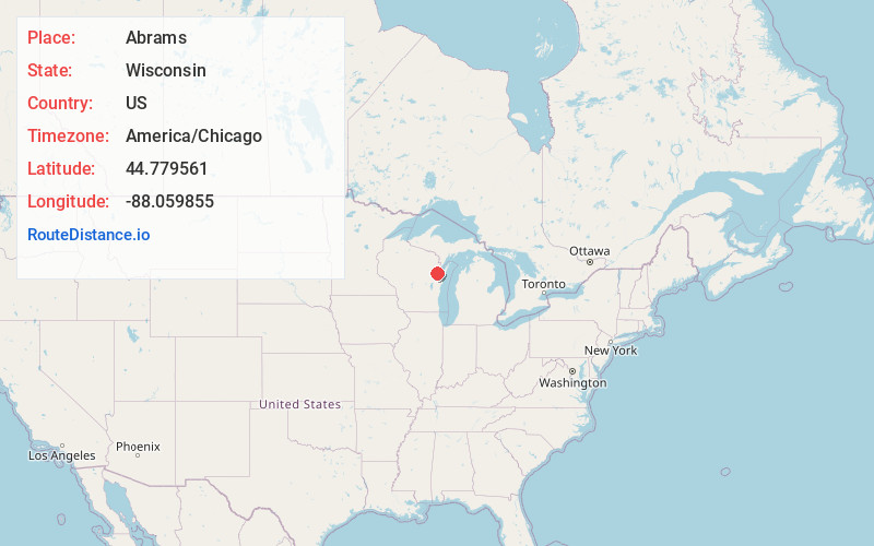 Map of Abrams