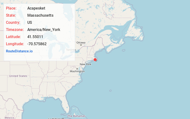 Map of Acapesket