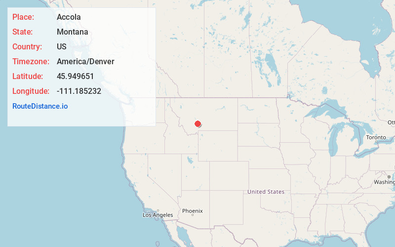 Map of Accola