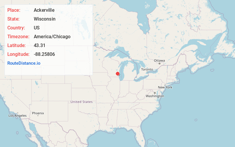 Map of Ackerville