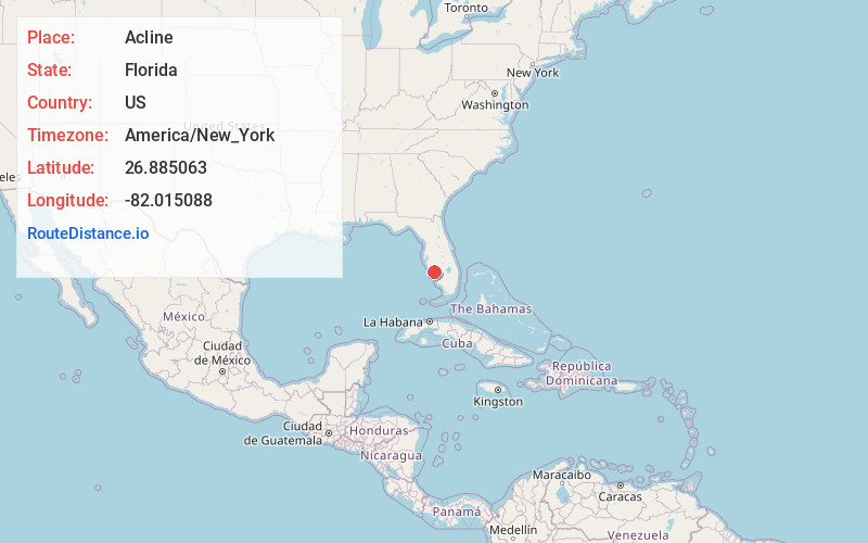 Map of Acline