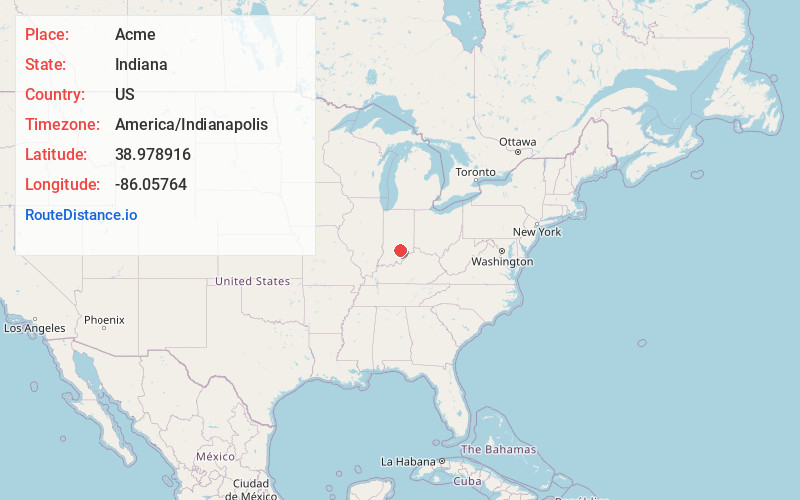 Map of Acme