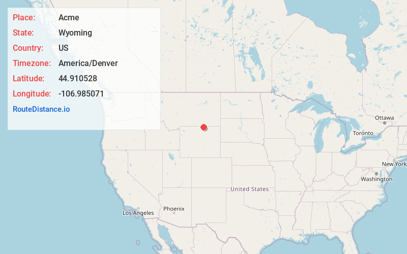 Map of Acme