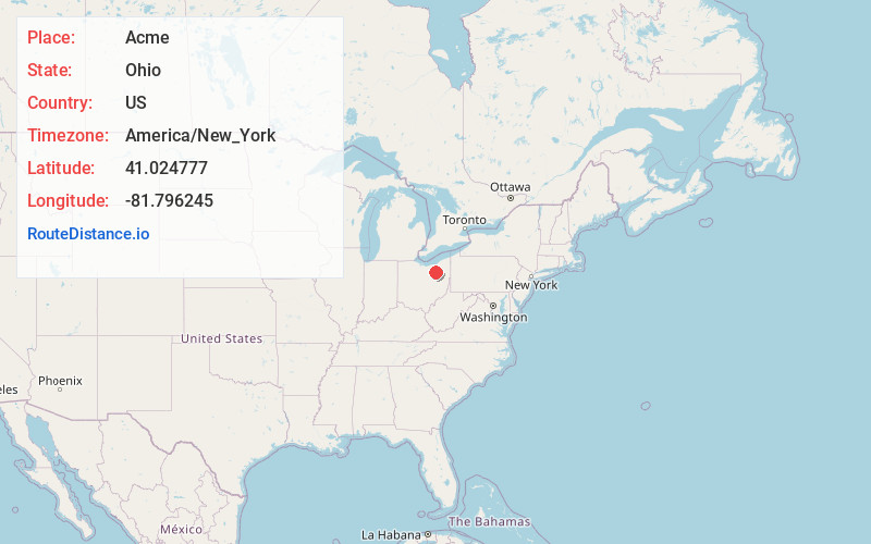 Map of Acme