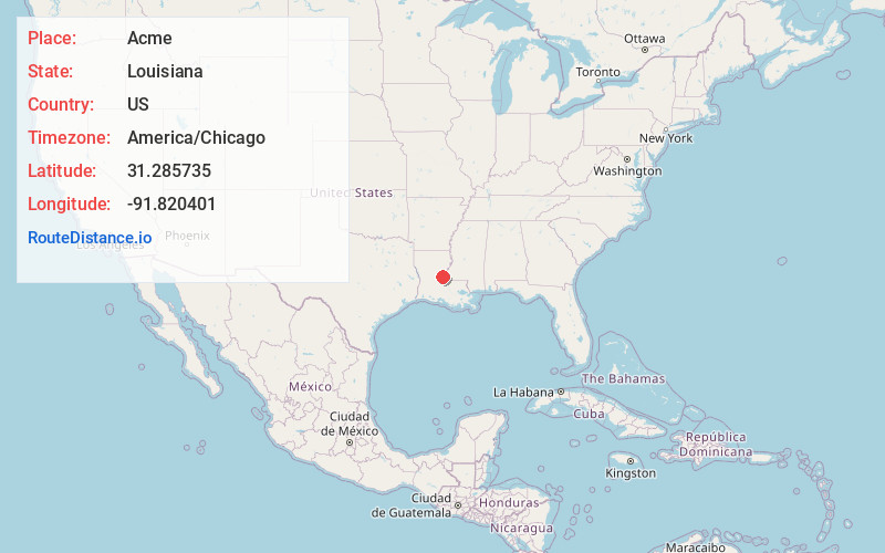Map of Acme