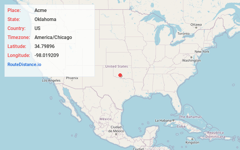 Map of Acme