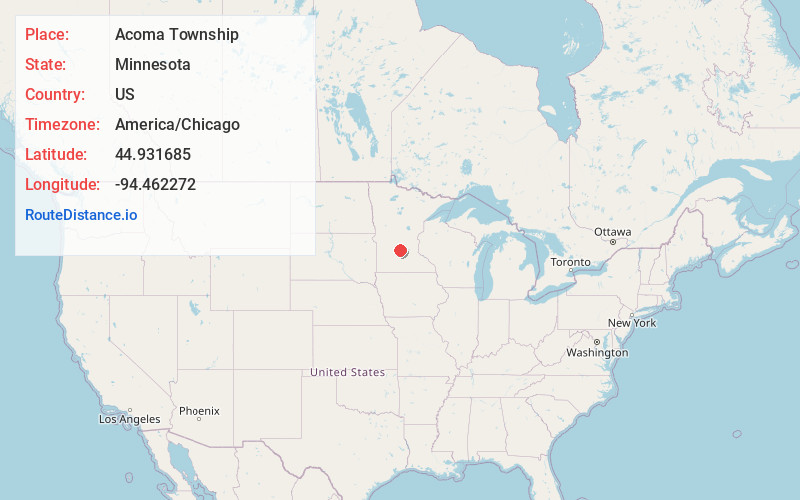 Map of Acoma Township