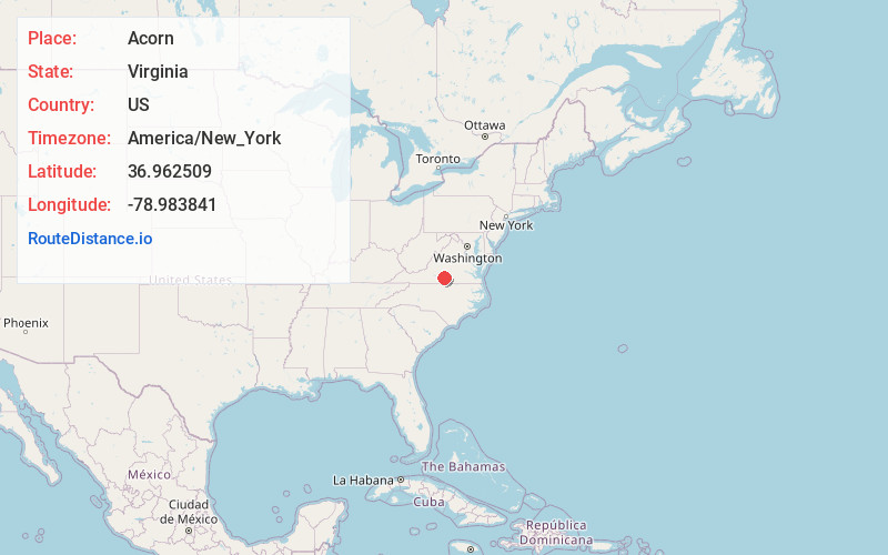Map of Acorn