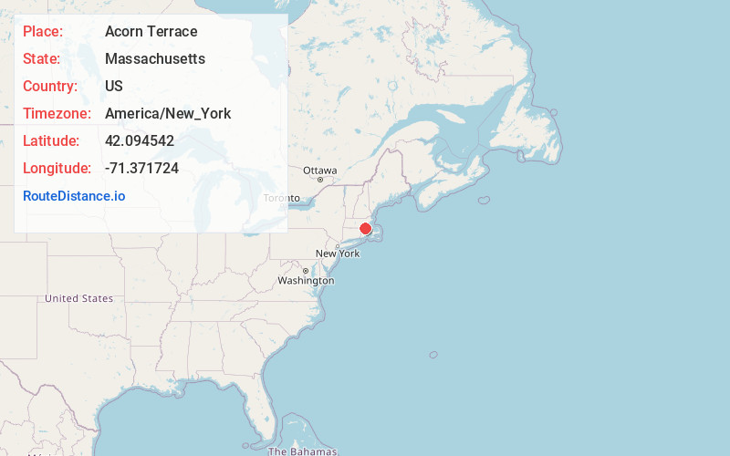 Map of Acorn Terrace