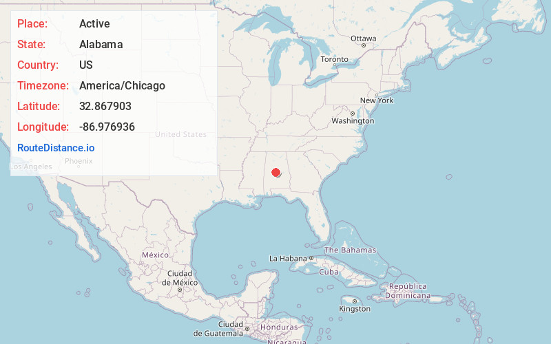 Map of Active