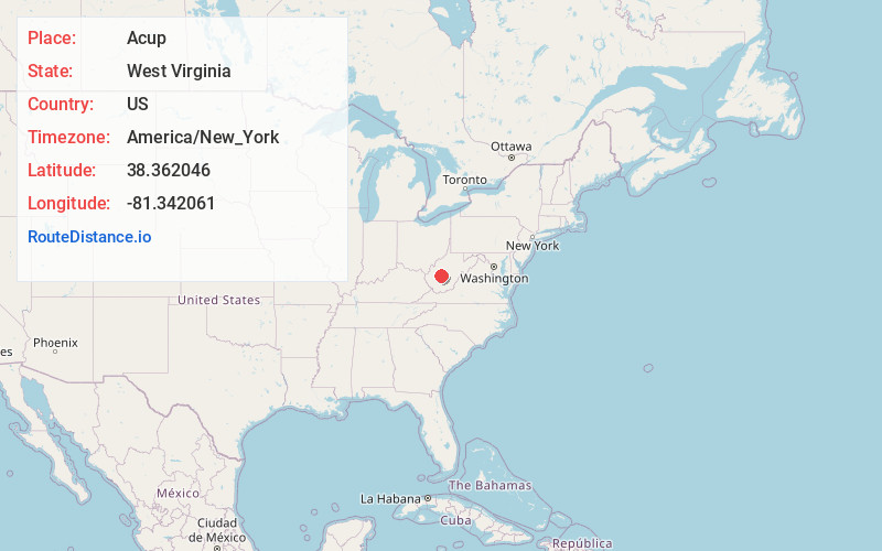 Map of Acup