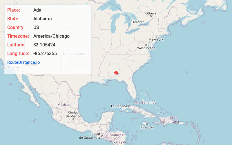 Map of Ada