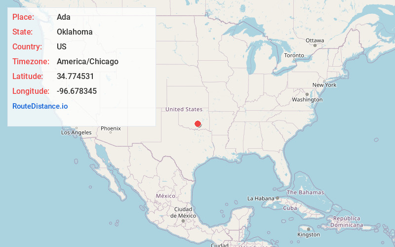Map of Ada