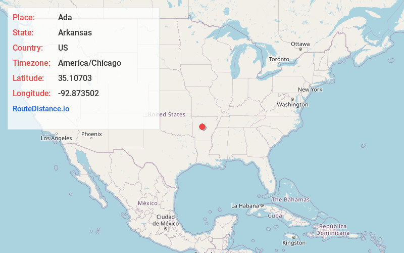 Map of Ada
