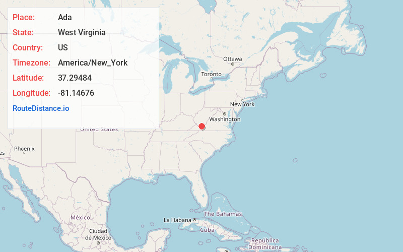 Map of Ada