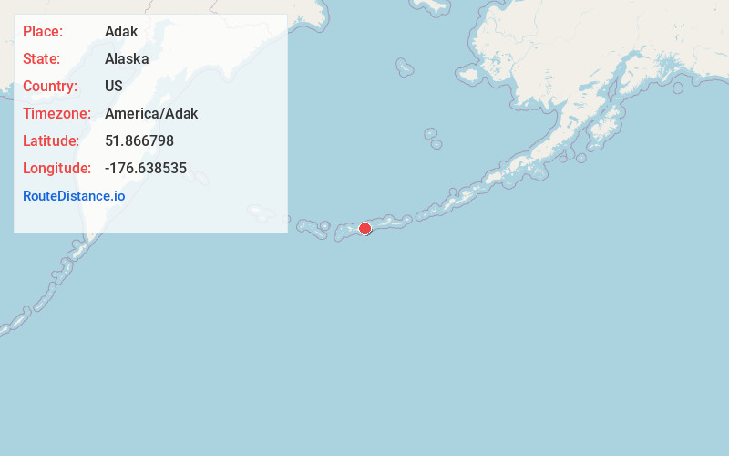 Map of Adak