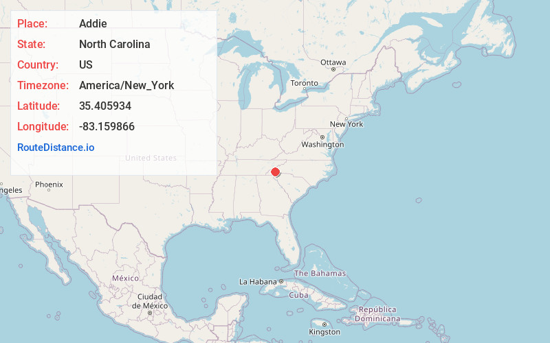 Map of Addie