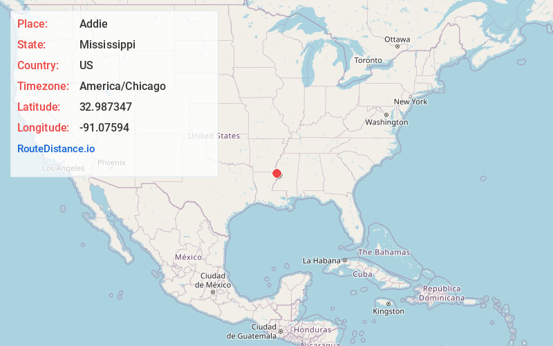 Map of Addie