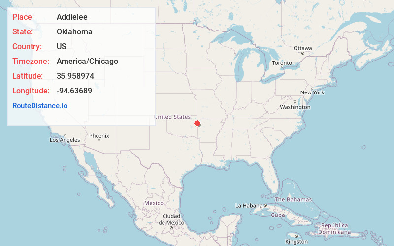 Map of Addielee