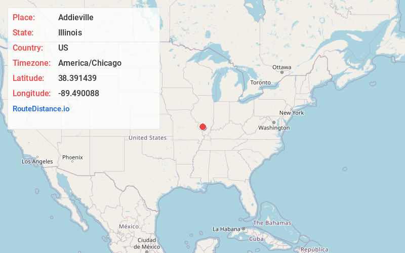 Map of Addieville