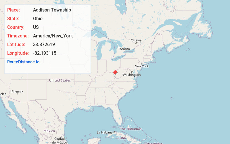 Map of Addison Township