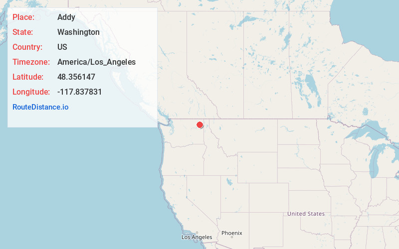 Map of Addy