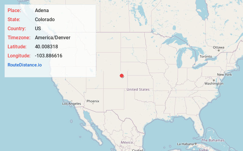 Map of Adena