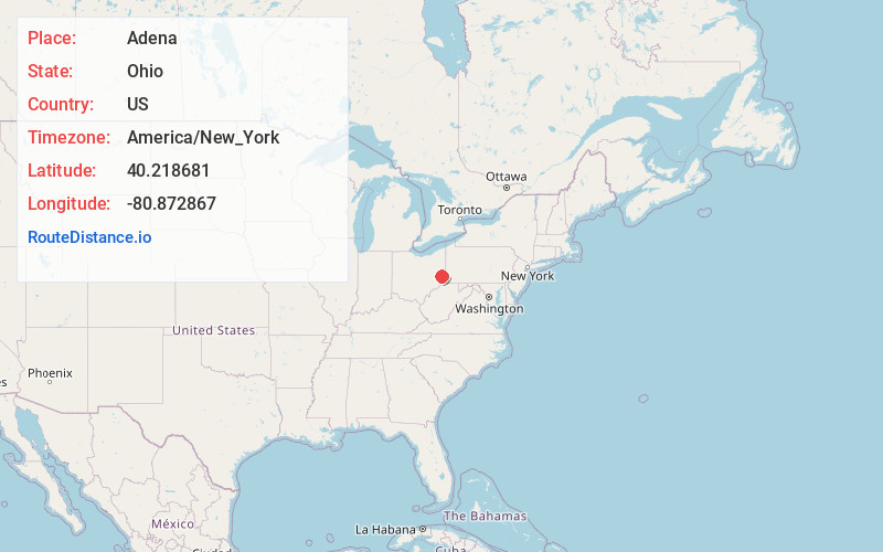 Map of Adena