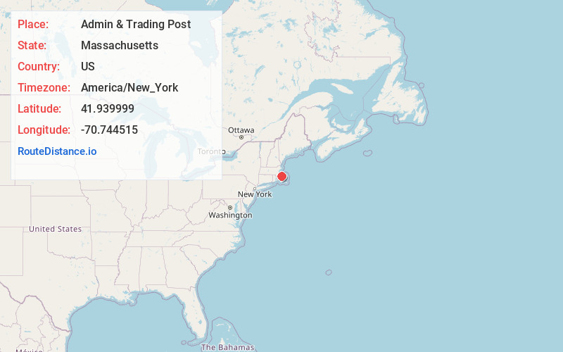 Map of Admin & Trading Post