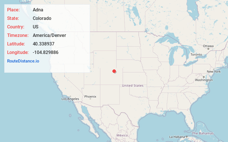 Map of Adna