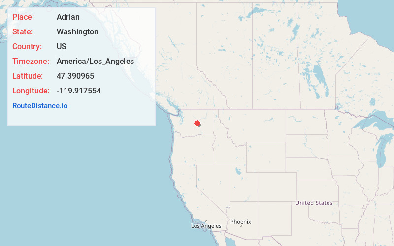Map of Adrian