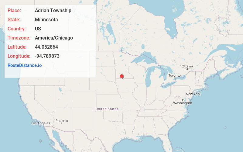 Map of Adrian Township