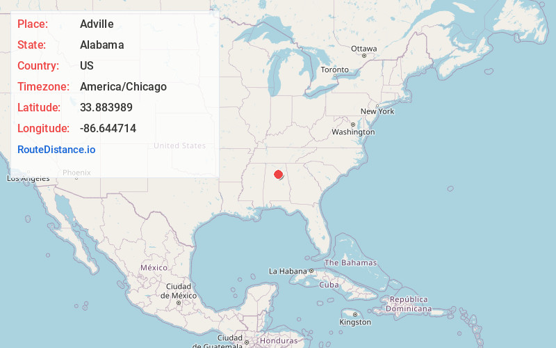 Map of Adville