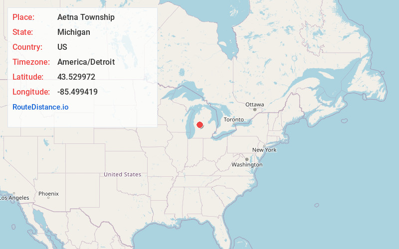 Map of Aetna Township