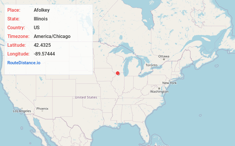 Map of Afolkey