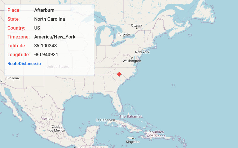 Map of Afterburn