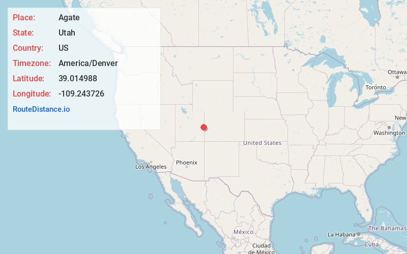 Map of Agate
